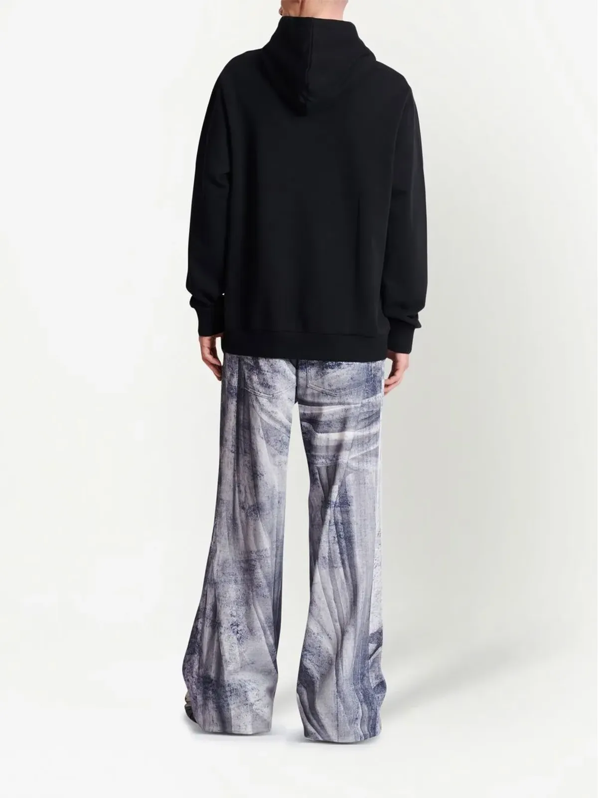 Balmain グラフィックプリント コットンフーディー - 画像4