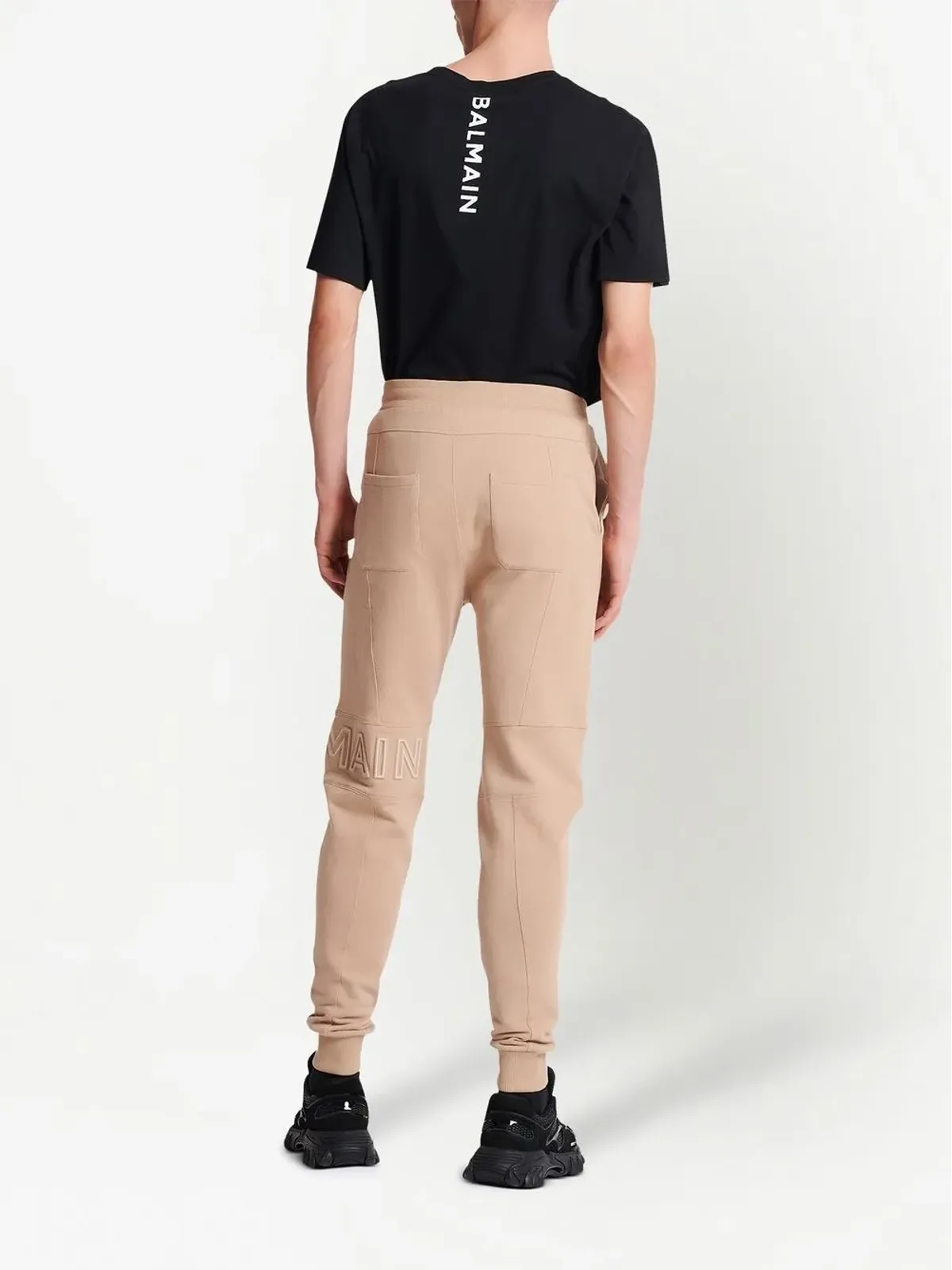 Balmain エンボスロゴ トラックパンツ - 画像4