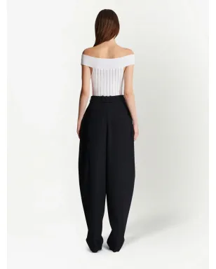 Balmain openwork knit bodysuit - White - サムネイル3
