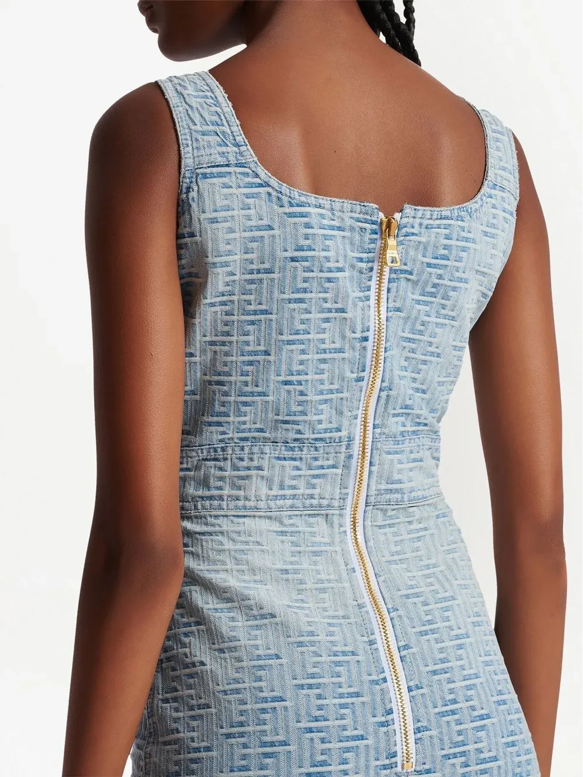 Balmain all-over monogram dress - 画像5