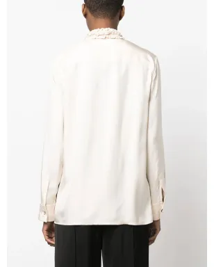 Jil Sander フリル付きブラウス - サムネイル4