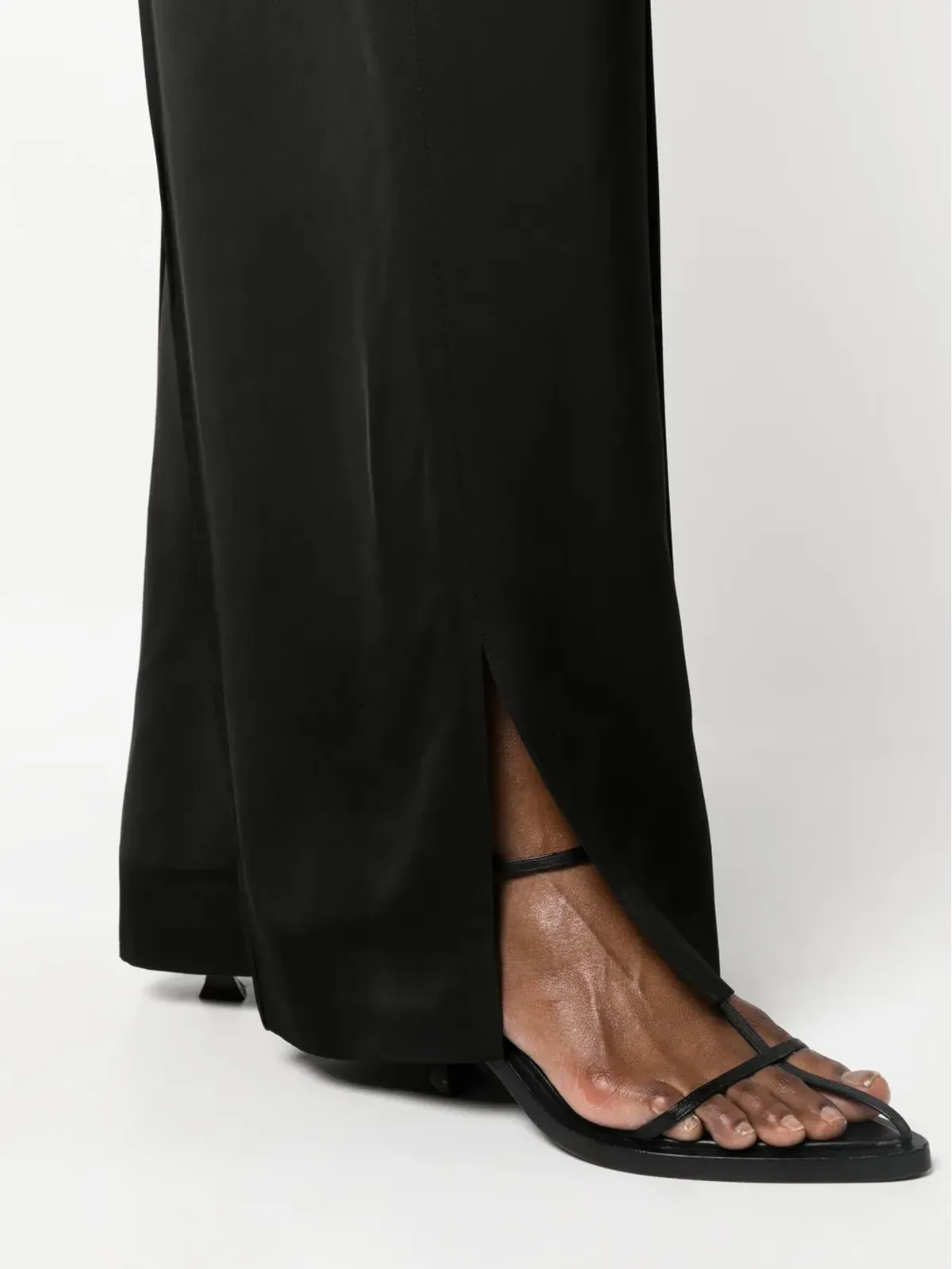 Jil Sander ブラック エラスティックストレートパンツ - 画像5