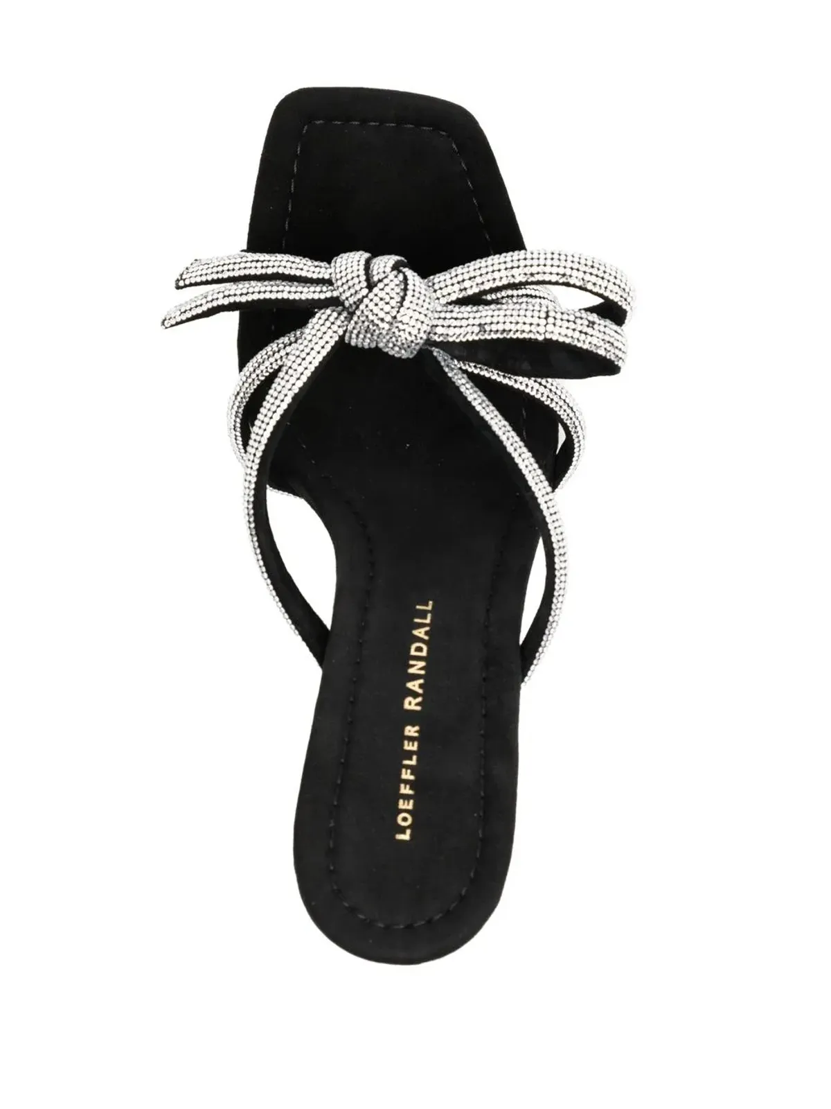 Loeffler Randall Margi クリスタル装飾サンダル（ブラック） - 画像4