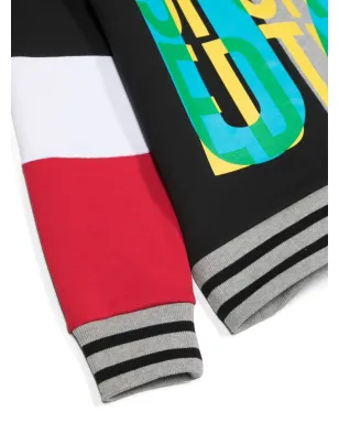 DSQUARED2 KIDS カラーブロック ナンバー スウェットシャツ - ブラック - サムネイル3