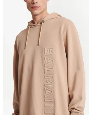 Balmain ロゴエンボス コットン パーカー - サムネイル5