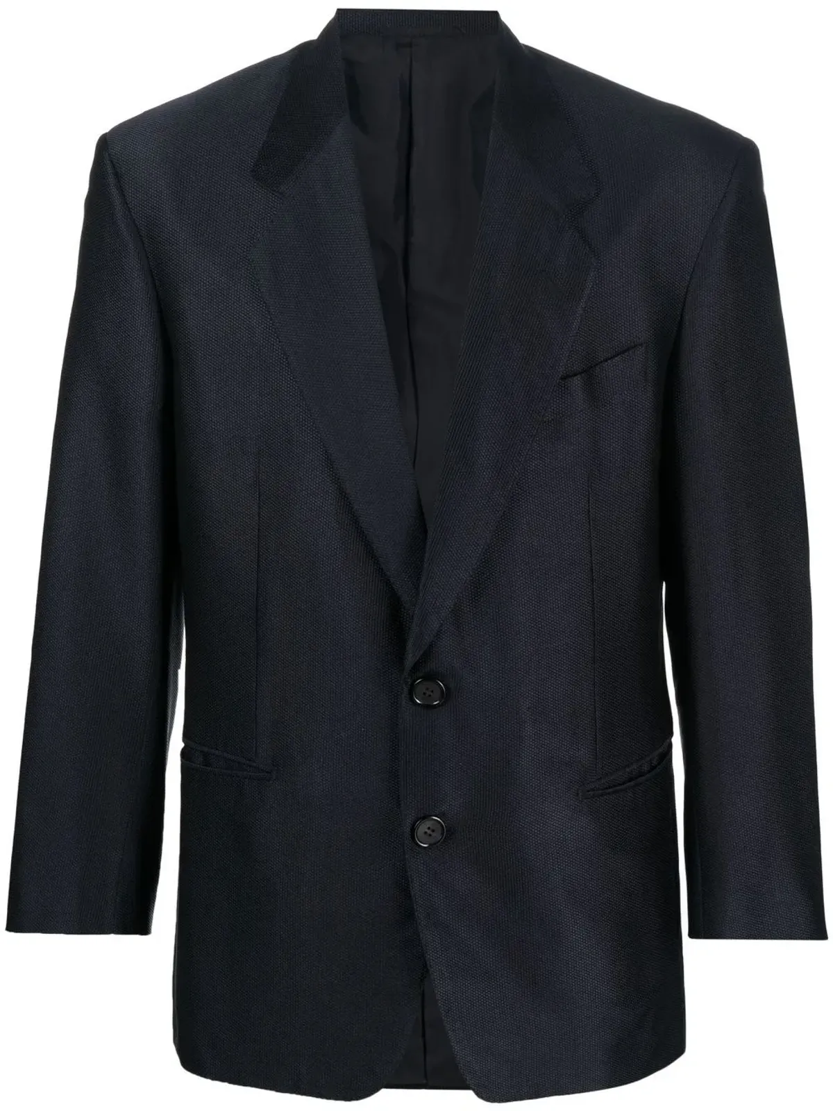 Gianfranco Ferré Pre-Owned 1980s stepped lapels blazer - 1980年代 ステップド ラペル ブレザー - 画像1