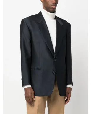 Gianfranco Ferré Pre-Owned 1980s stepped lapels blazer - 1980年代 ステップド ラペル ブレザー - サムネイル3