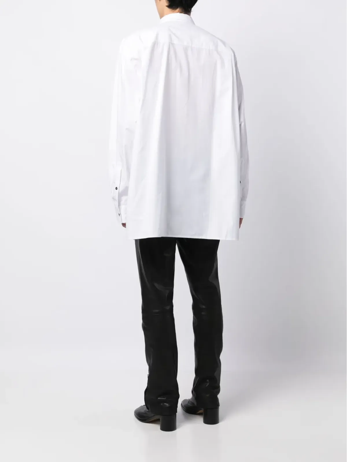 Weinsanto スタッズ付きコットンシャツ - White - 画像5