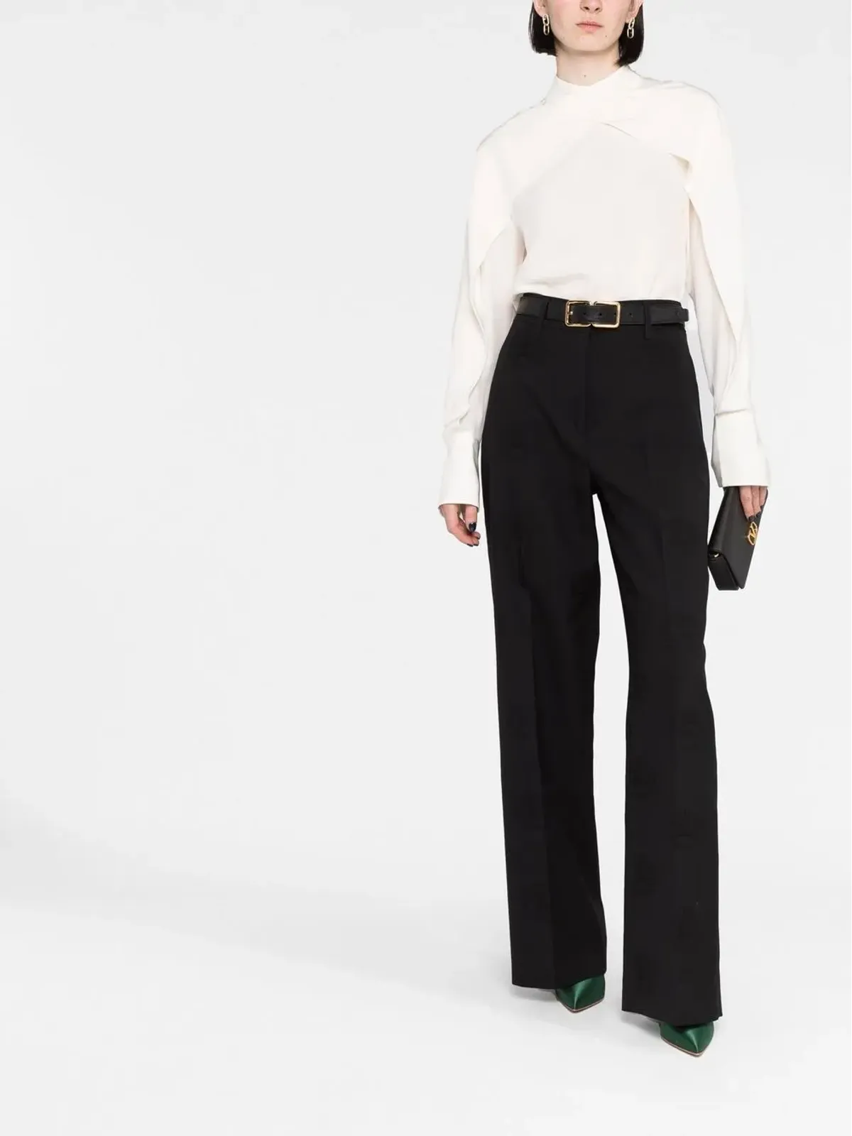 Burberry ワイドレッグ テーラードパンツ - 画像2