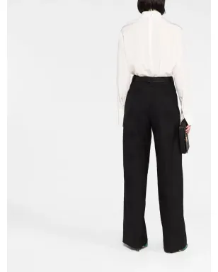 Burberry ワイドレッグ テーラードパンツ - サムネイル4
