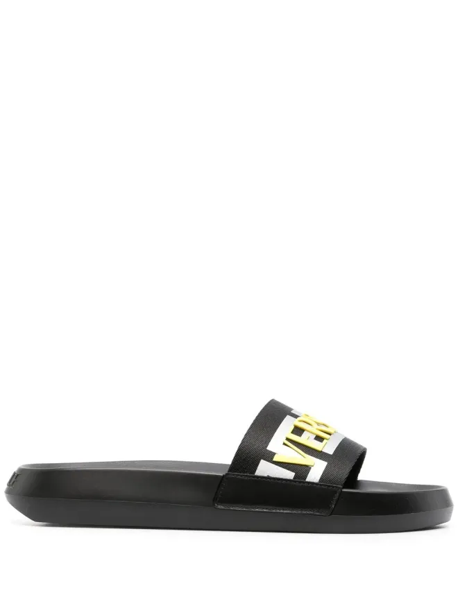 VERSACE Versace La Greca raised-logo スライドの商品画像