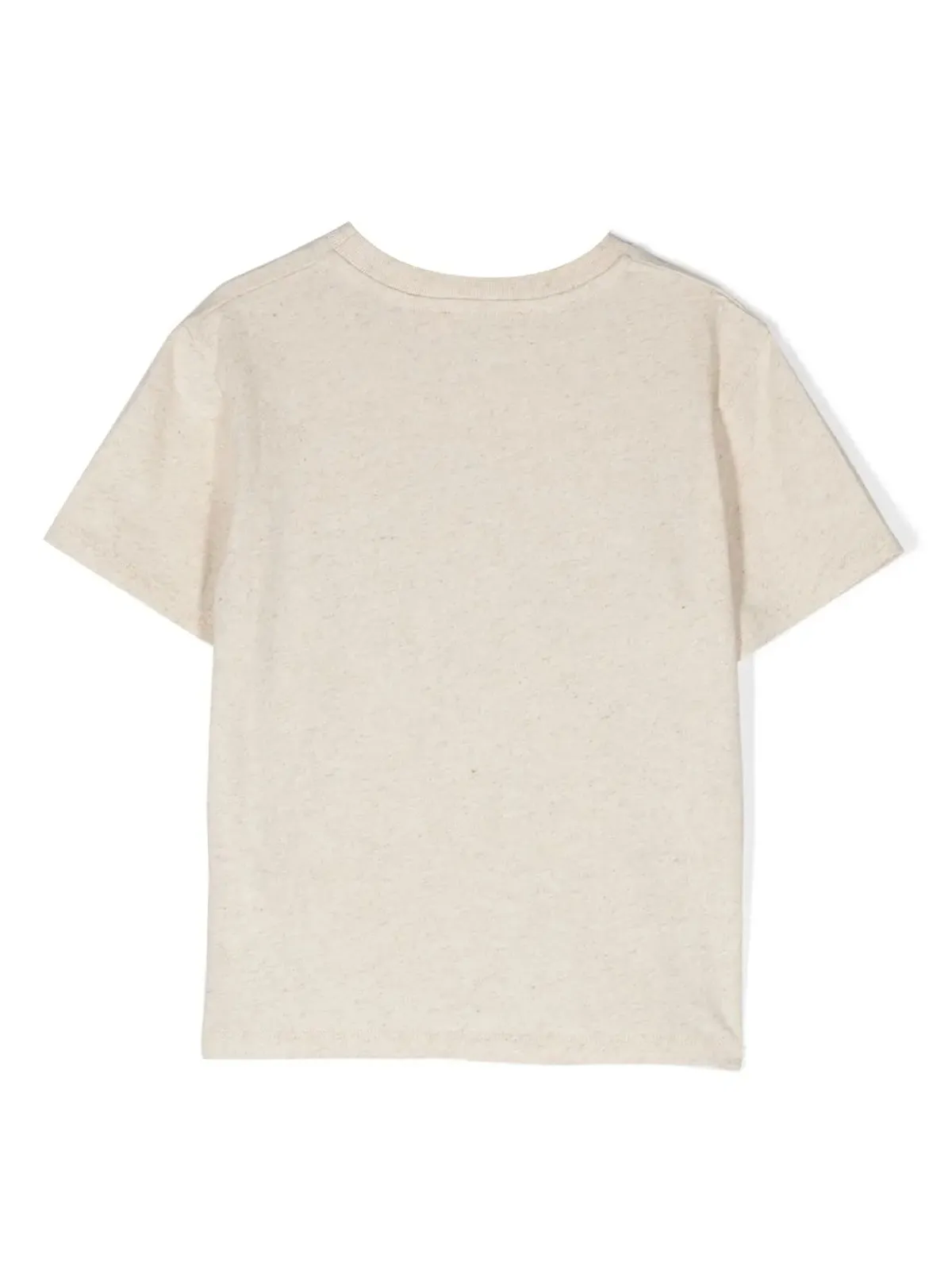 Bonpoint ヒマワリ柄コットンリネン混紡Tシャツ - ネュートラル系 - 画像2