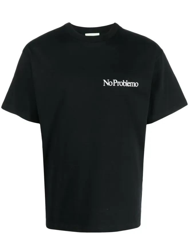 Aries Aries ノー・プロブレモ プリント コットン Tシャツの商品画像