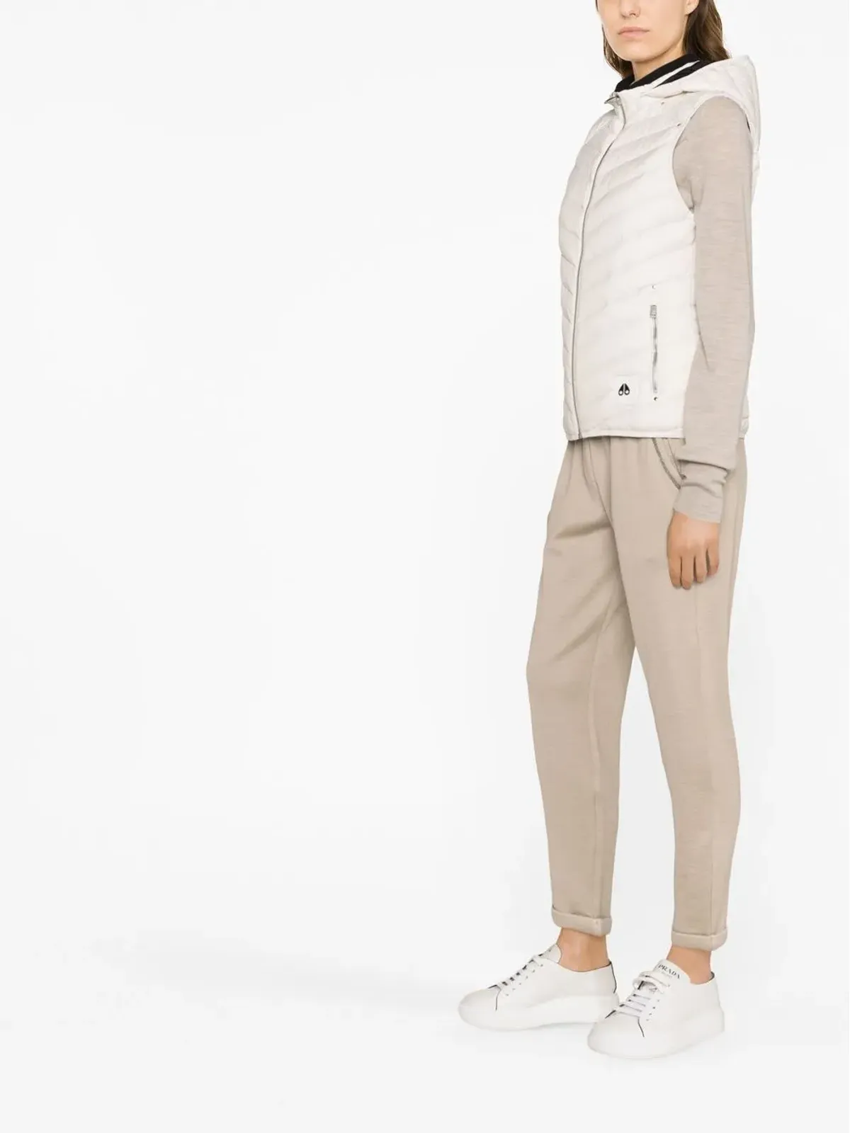 Brunello Cucinelli コットンリネン混紡 トラックパンツ - 画像4