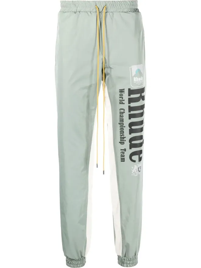 Rhude RHUDE Senna ロゴプリント トラックパンツの商品画像