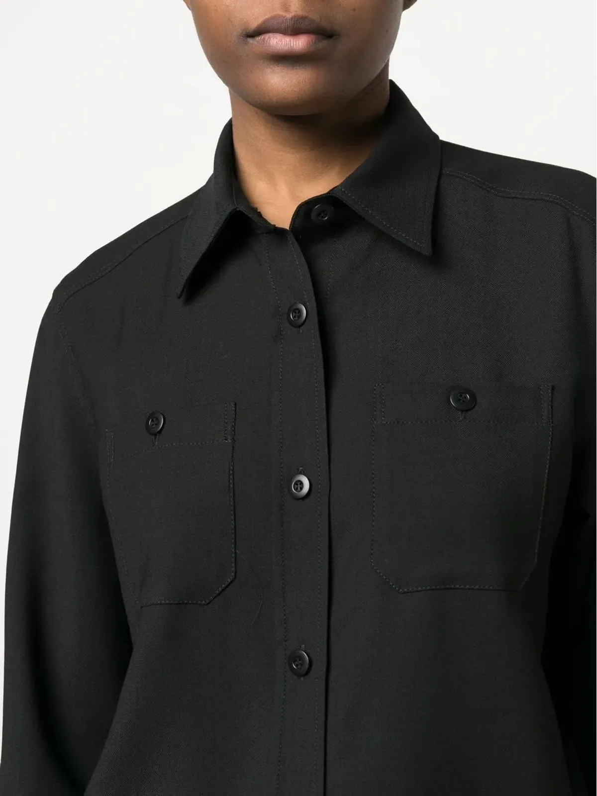 A.P.C. Chloé long-sleeve shirt - Black - 画像5