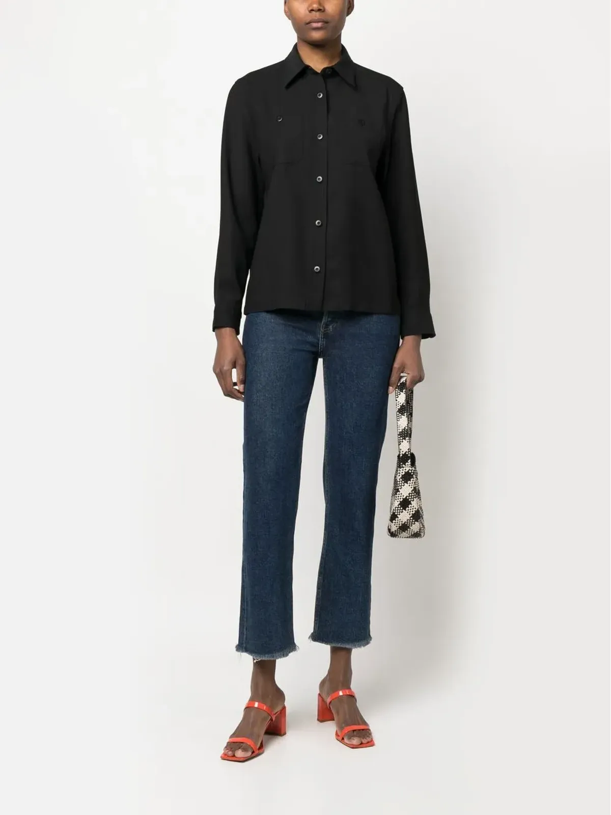 A.P.C. Chloé long-sleeve shirt - Black - 画像2
