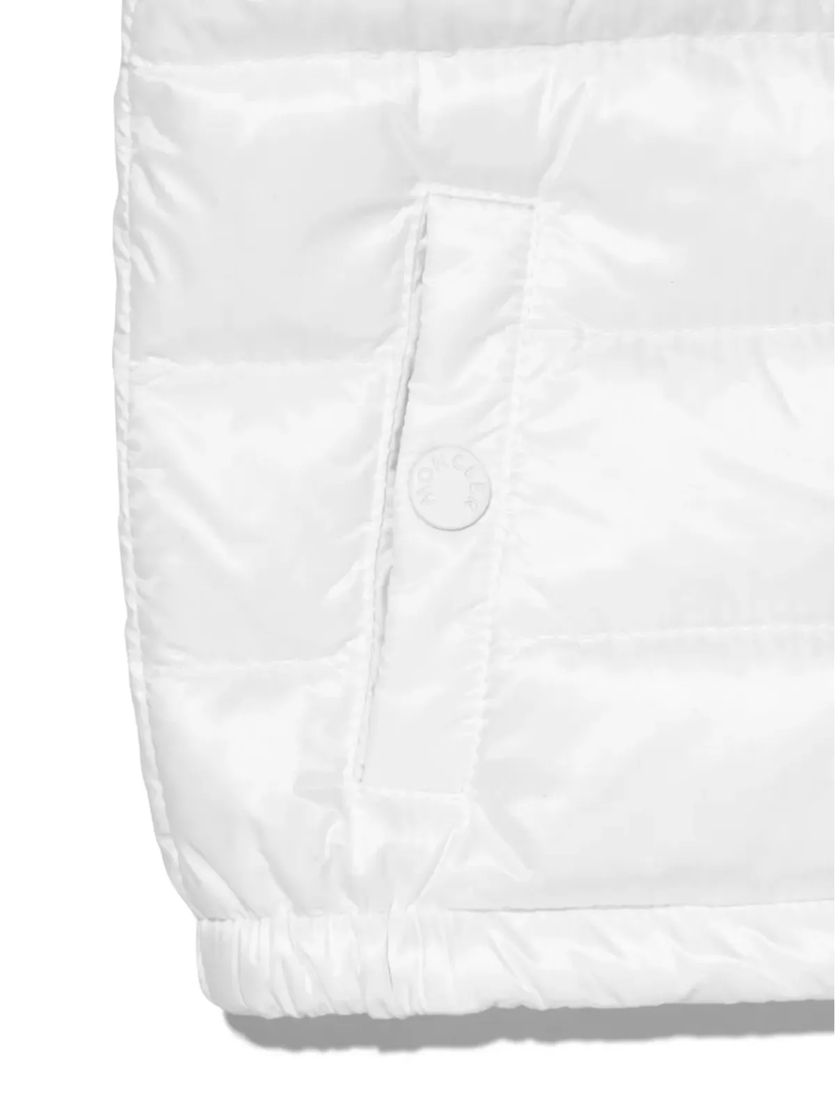 Moncler Enfant ロゴパッチ付きジップアップパッド入りジレ - 画像4