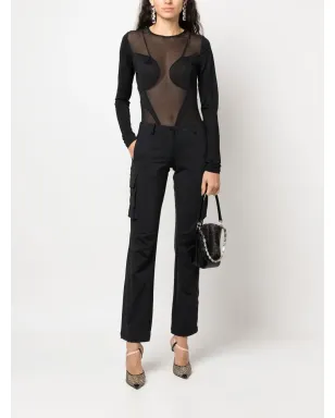 Balmain セミシアー・パネルドトップ ブラック - サムネイル2