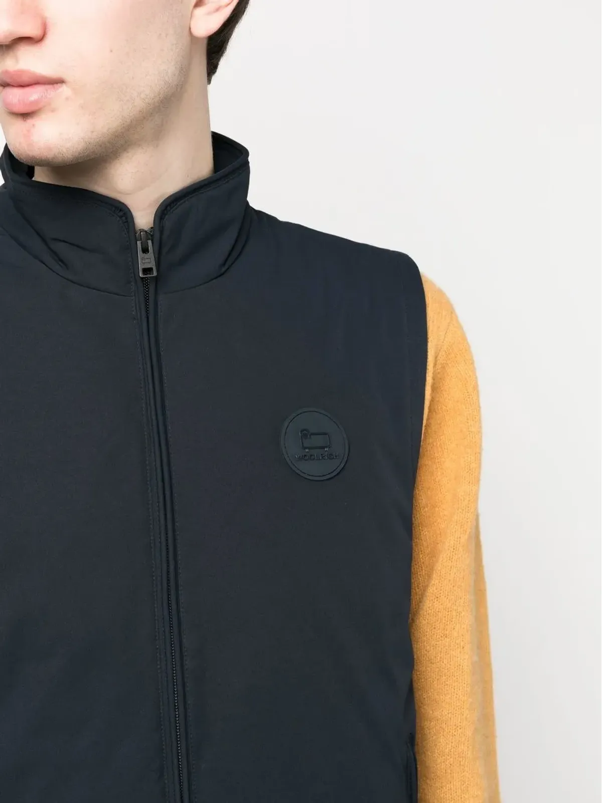 Woolrich ジップアップパッド入りベスト - 画像5