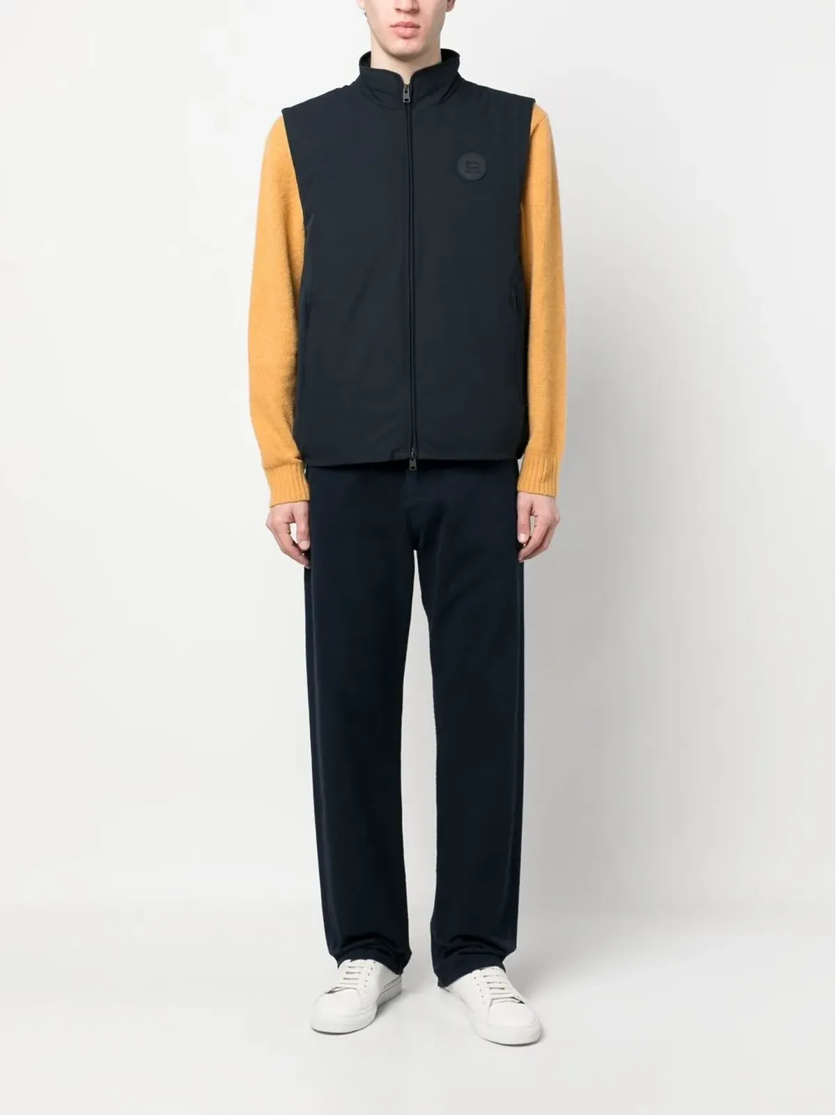 Woolrich ジップアップパッド入りベスト - 画像2