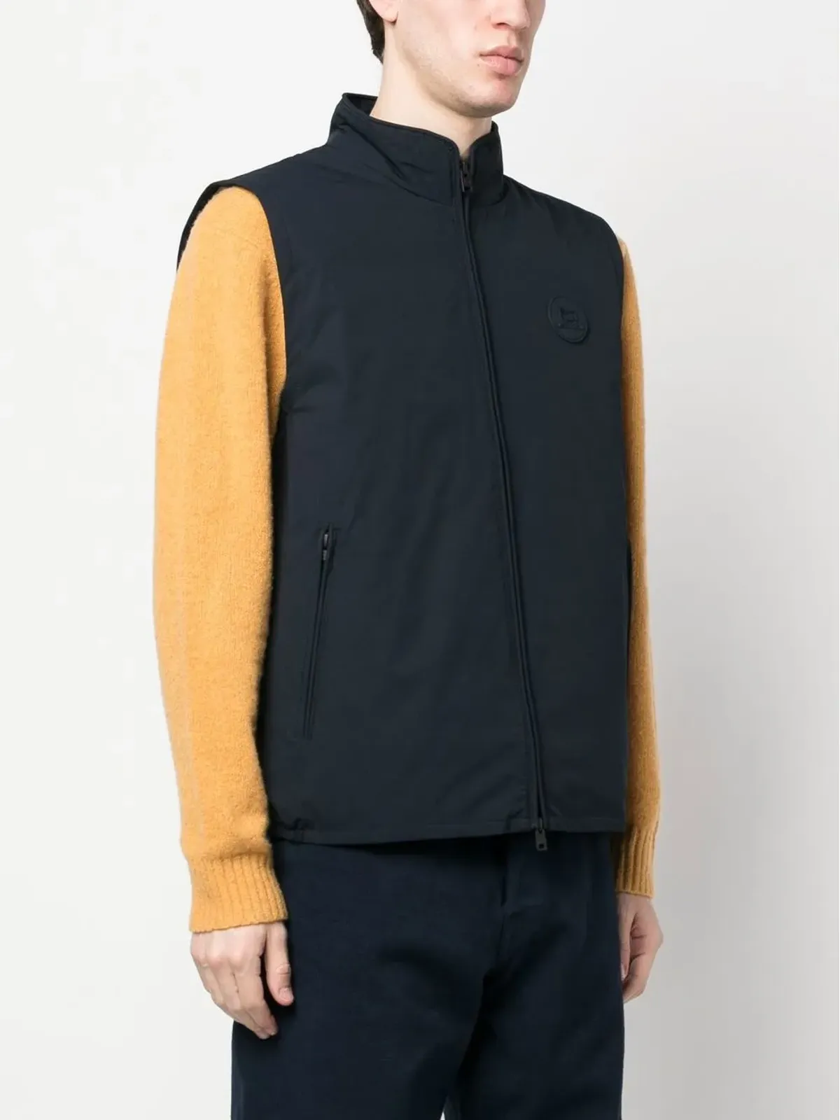 Woolrich ジップアップパッド入りベスト - 画像3