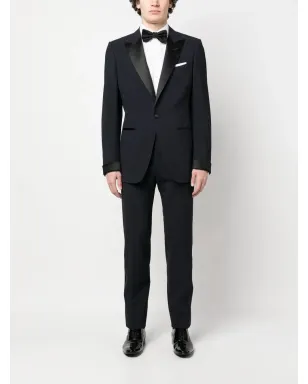 TOM FORD テーラード・シングルブレスト・タキシードスーツ - ブルー - サムネイル2