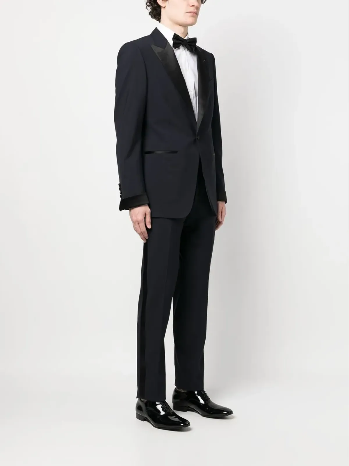 TOM FORD テーラード・シングルブレスト・タキシードスーツ - ブルー - 画像3