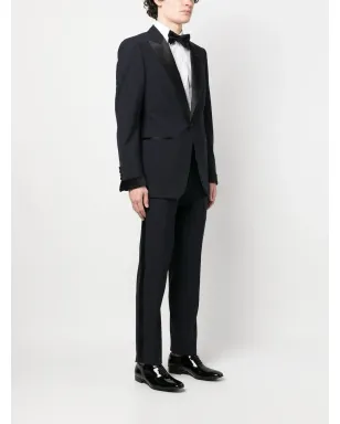 TOM FORD テーラード・シングルブレスト・タキシードスーツ - ブルー - サムネイル3