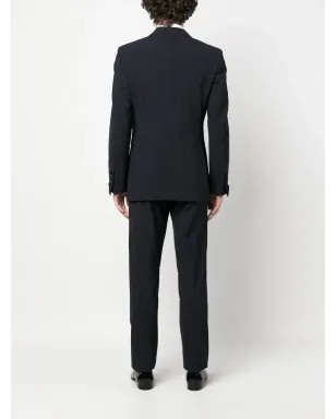 TOM FORD テーラード・シングルブレスト・タキシードスーツ - ブルー - サムネイル4
