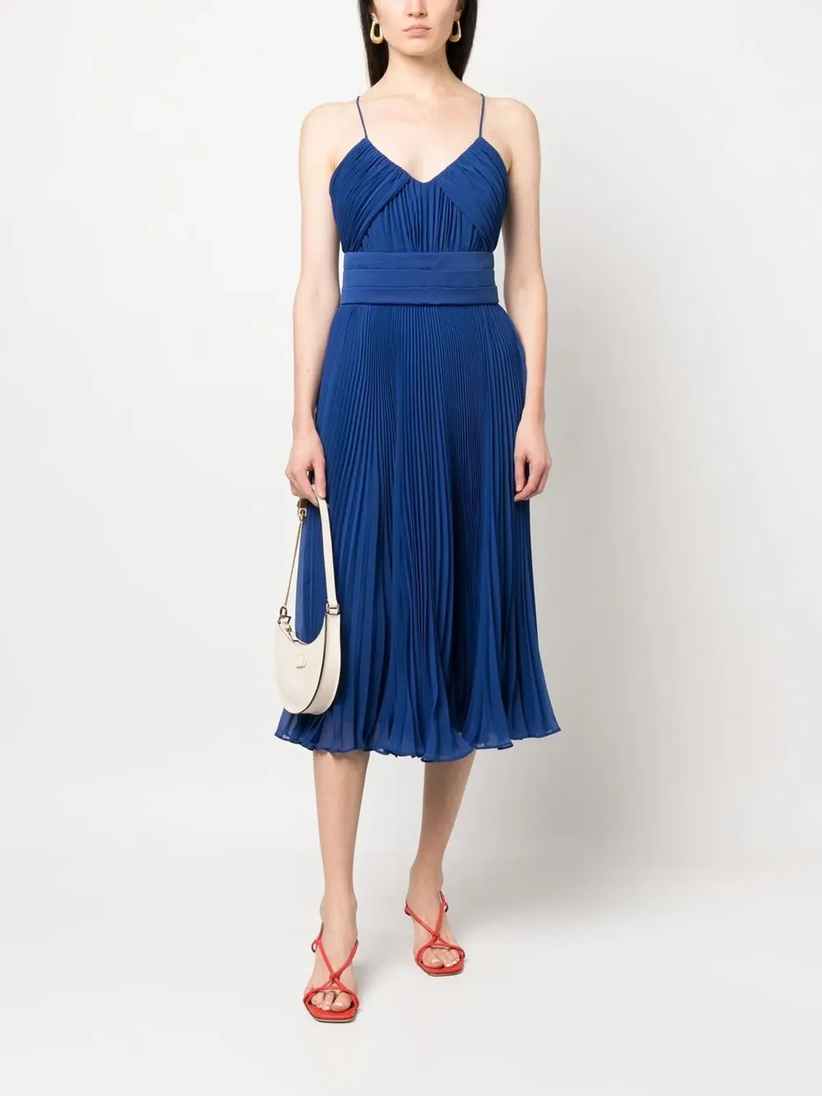 Max Mara フルードレープ ミディドレス - 画像2