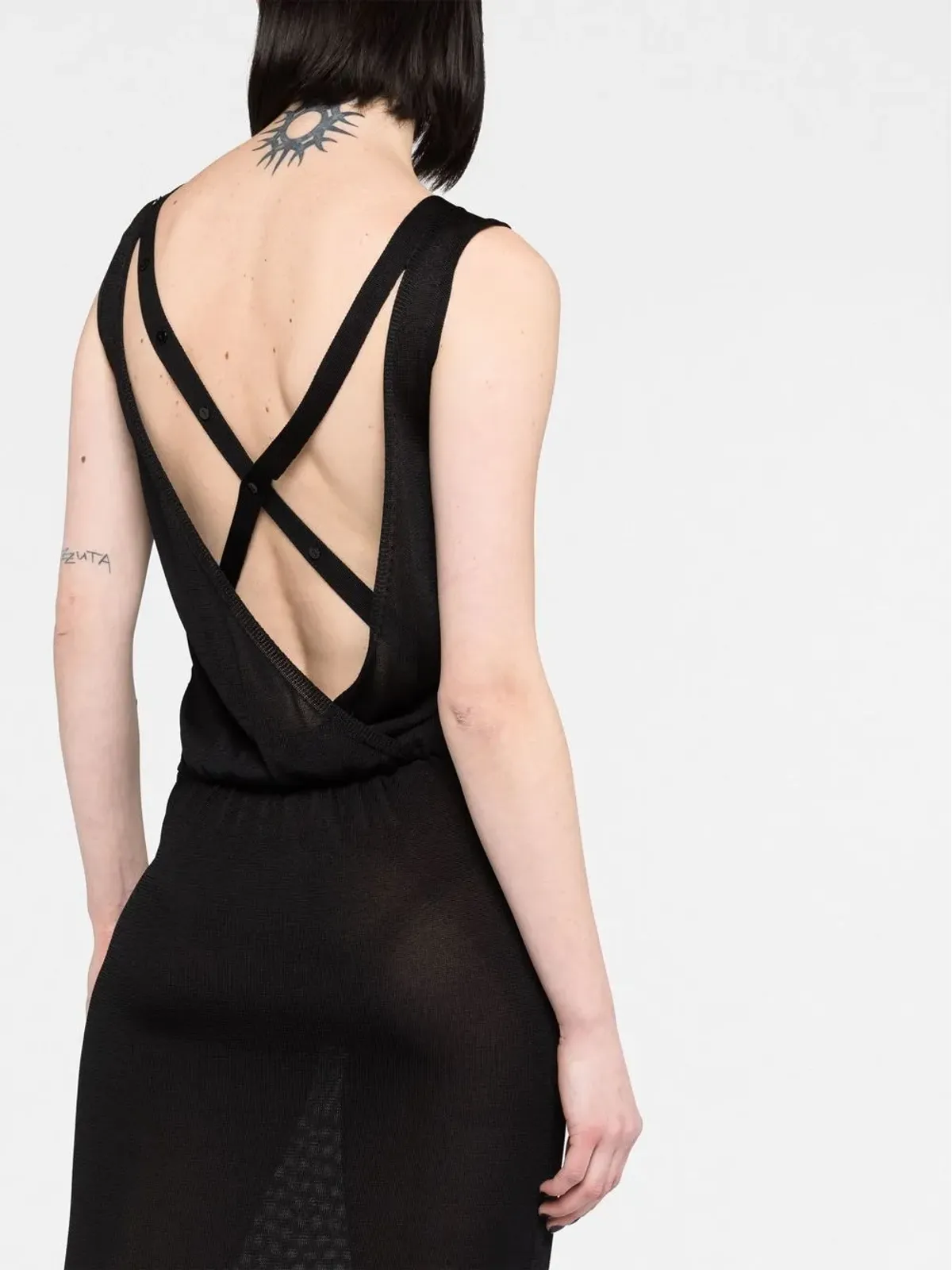 TOM FORD Vネック ニットワンピース - 画像5
