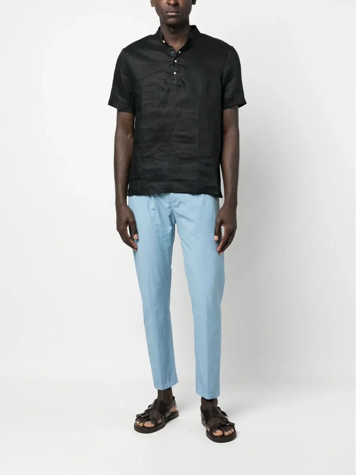 Department 5 Prince cropped chino trousers - Blue - 画像2