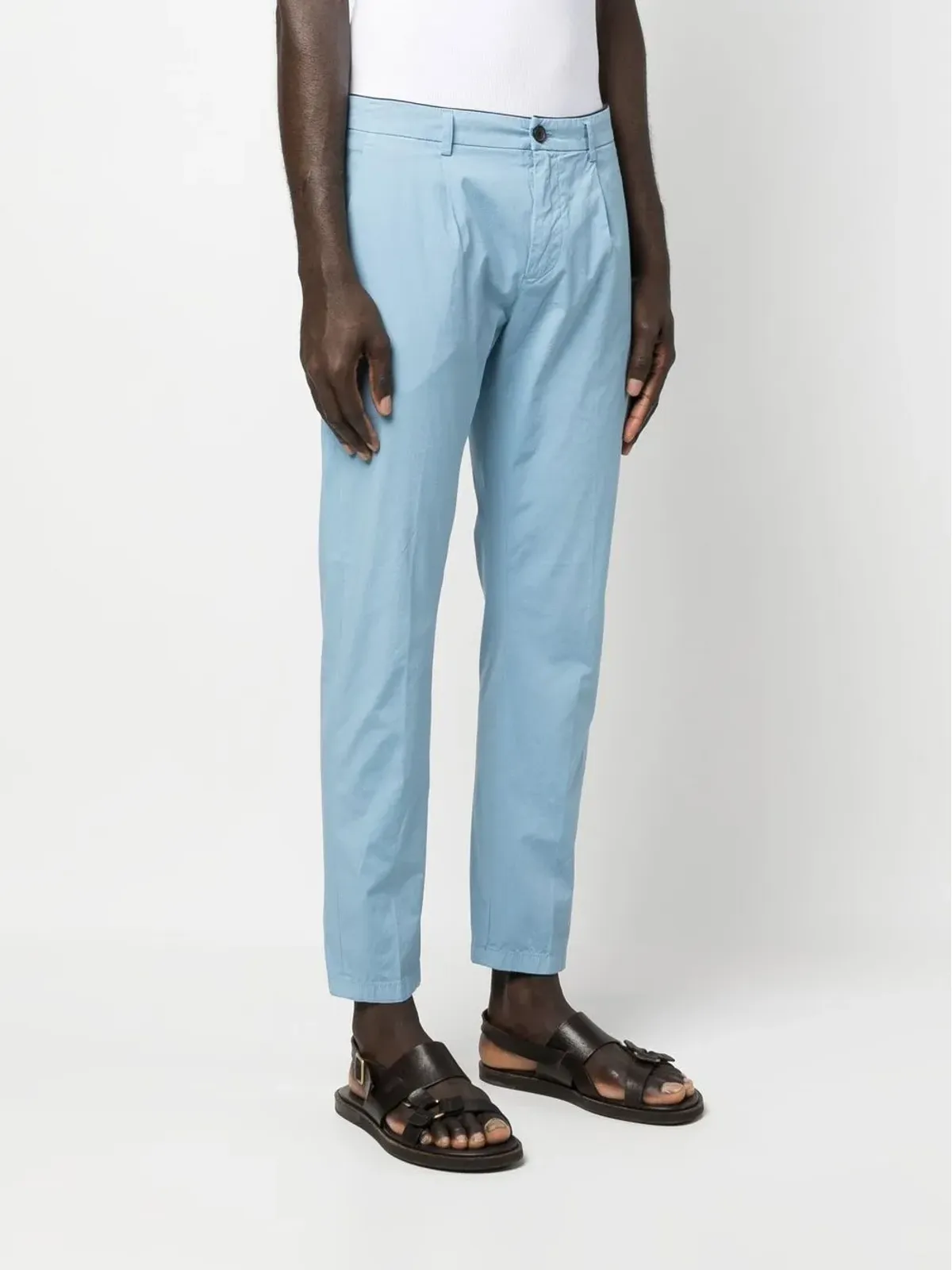 Department 5 Prince cropped chino trousers - Blue - 画像3