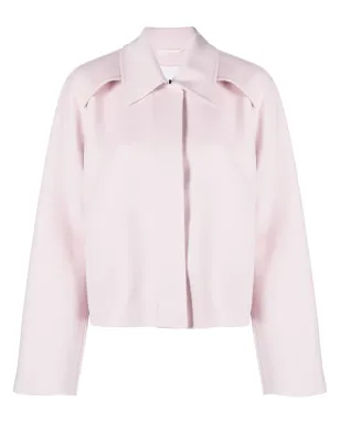 Jil Sander 襟付きウールジャケット ピンク - サムネイル1