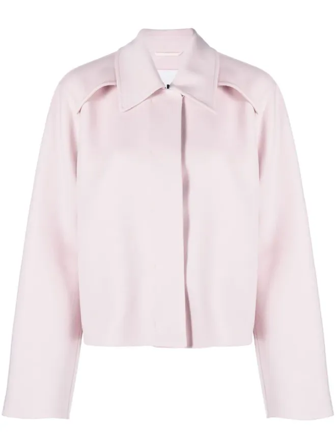 Jil Sander Jil Sander 襟付きウールジャケット ピンクの商品画像