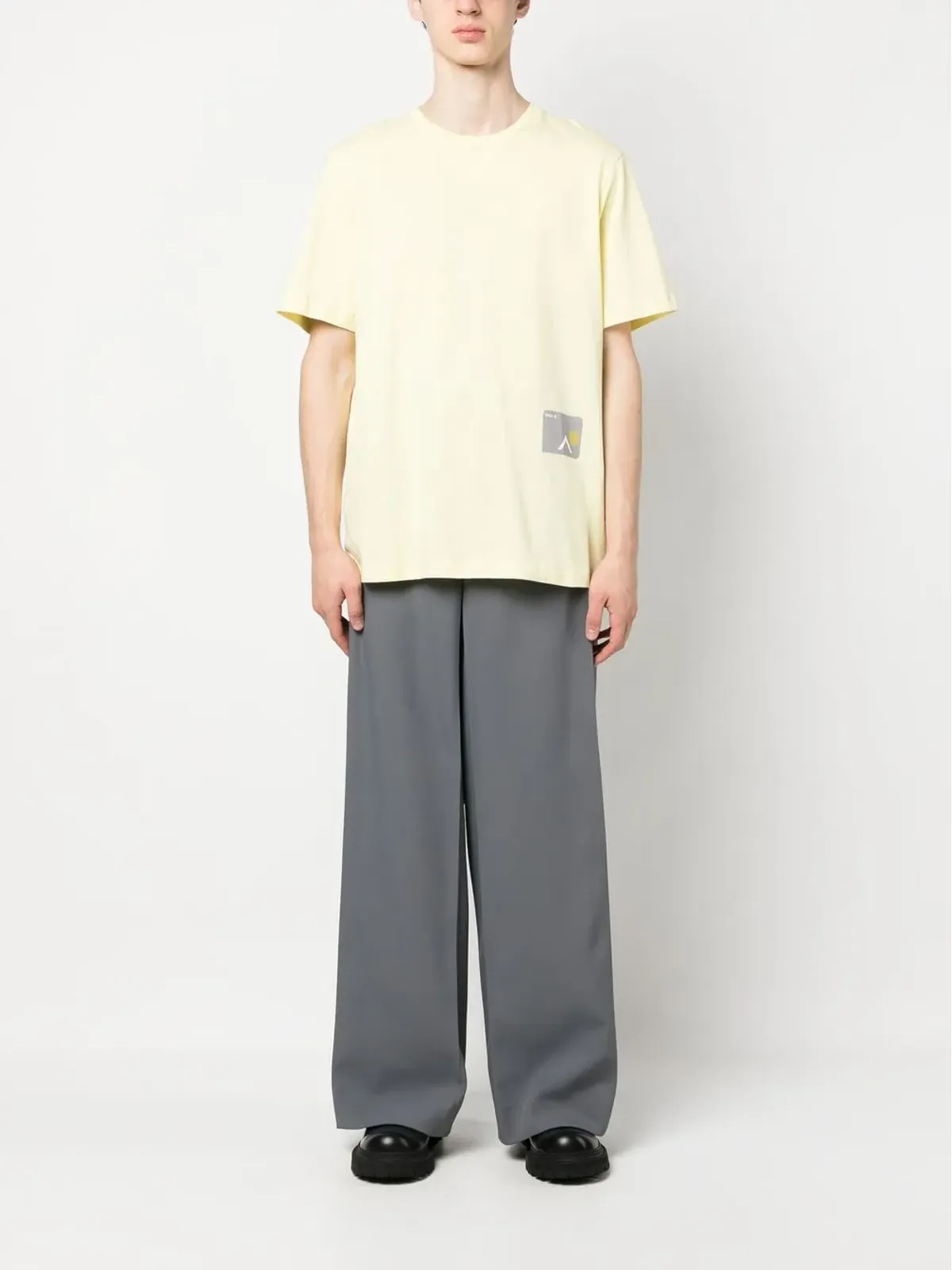 OAMC フォトグラフプリント半袖Tシャツ - イエロー - 画像2