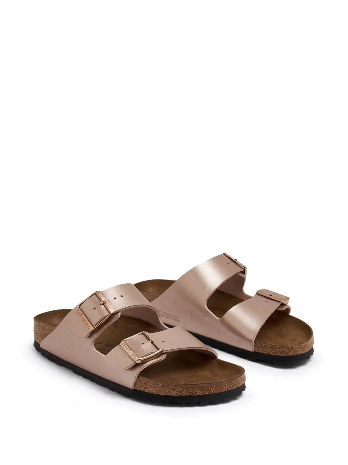Birkenstock Birko-Flor レザー・スライド - 画像5