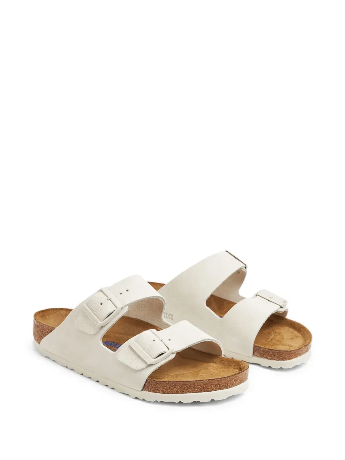 Birkenstock アリゾナ スウェード サンダル - ホワイト - 画像2