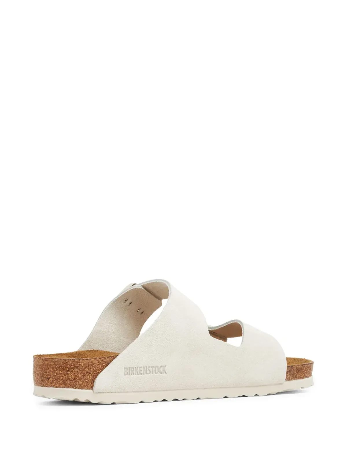 Birkenstock アリゾナ スウェード サンダル - ホワイト - 画像3