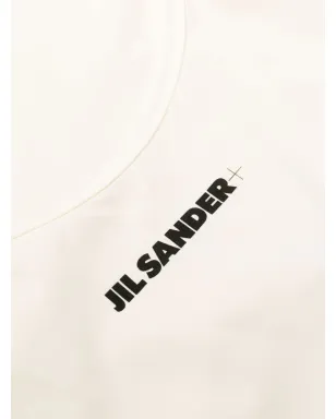 Jil Sander スクープバック ロゴプリント ワンピース水着 - サムネイル3