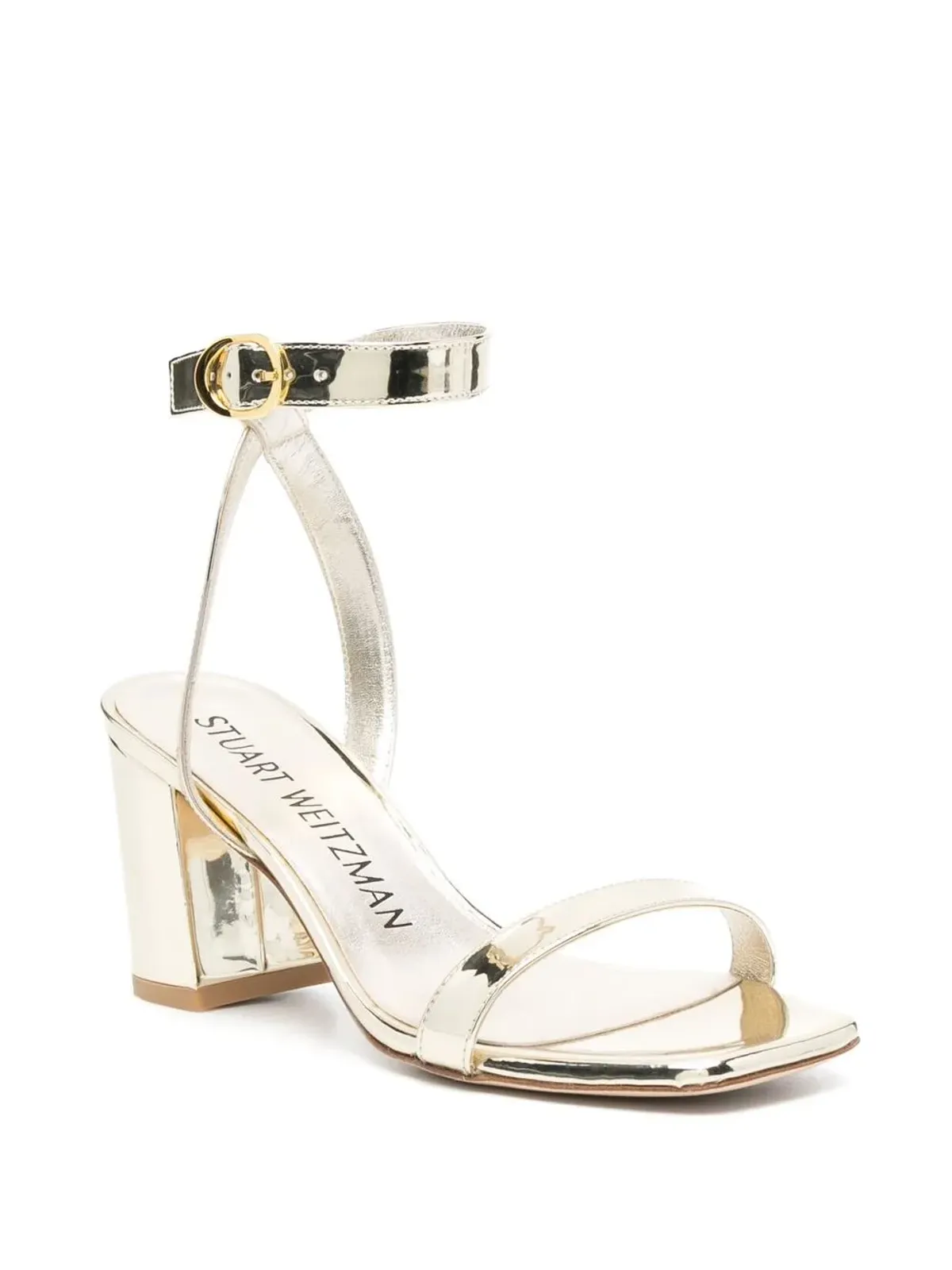 Stuart Weitzman Barelynude Wrap サンダル - Gold - 画像2