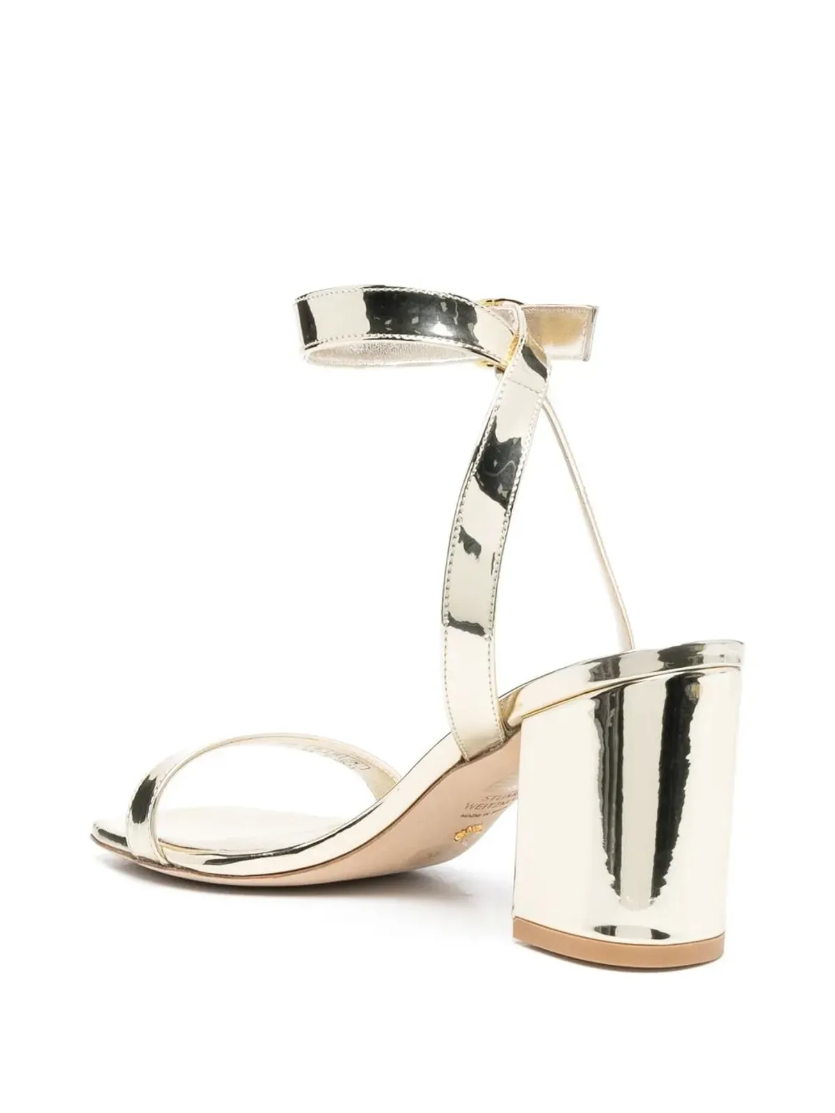 Stuart Weitzman Barelynude Wrap サンダル - Gold - 画像3