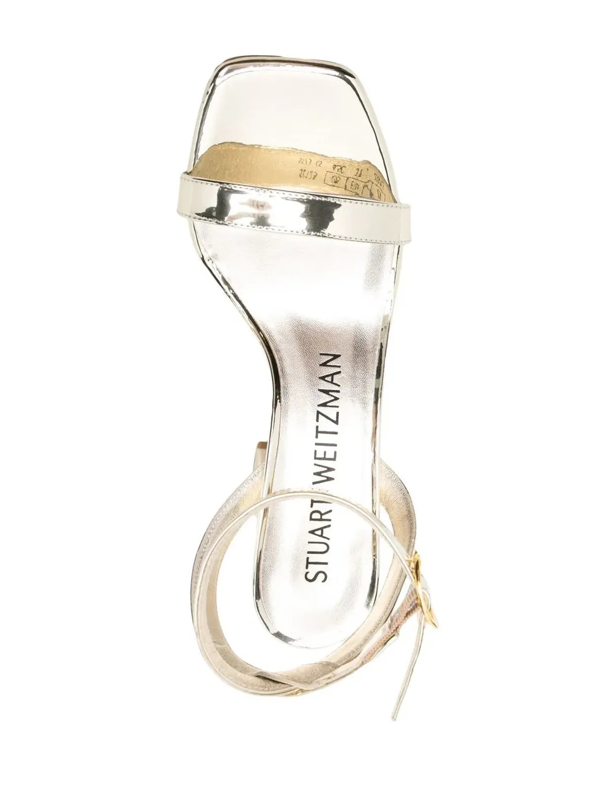 Stuart Weitzman Barelynude Wrap サンダル - Gold - 画像4