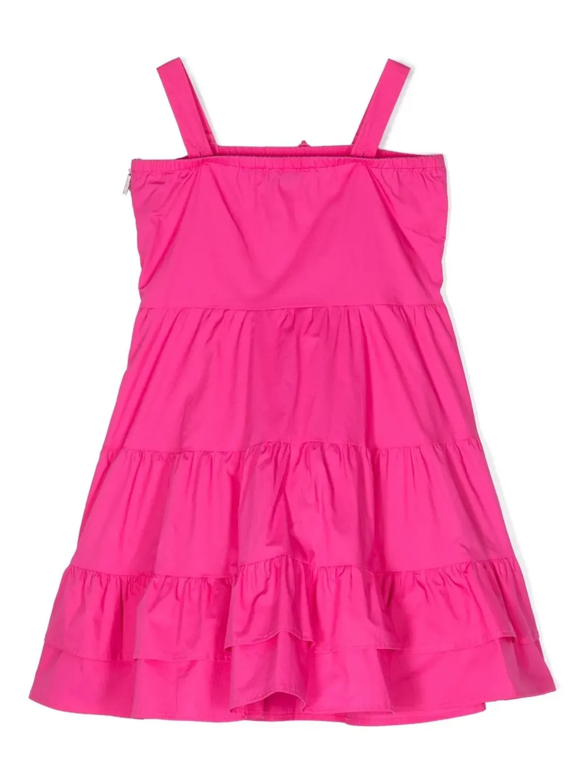 MSGM Kids パネル切替フリルトリムドレス - 画像2