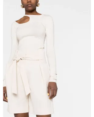 TOTEME ベルト付きハイウェストショーツ - サムネイル5