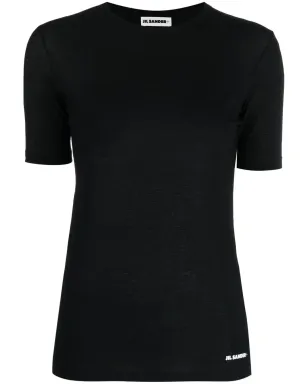 Jil Sander ロゴプリント ヘム Tシャツ - サムネイル1
