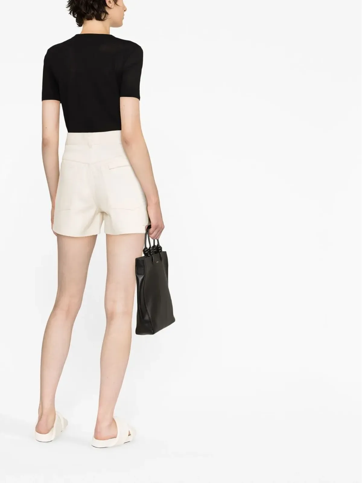 Jil Sander ロゴプリント ヘム Tシャツ - 画像4