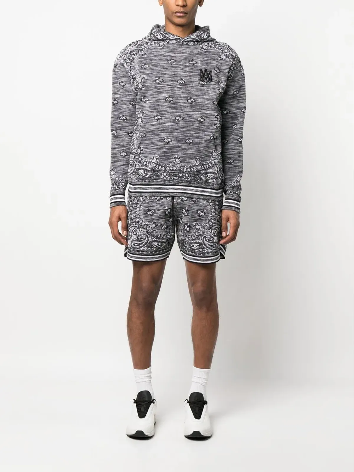 AMIRI ロゴパッチ プルオーバー フーディ - 画像2