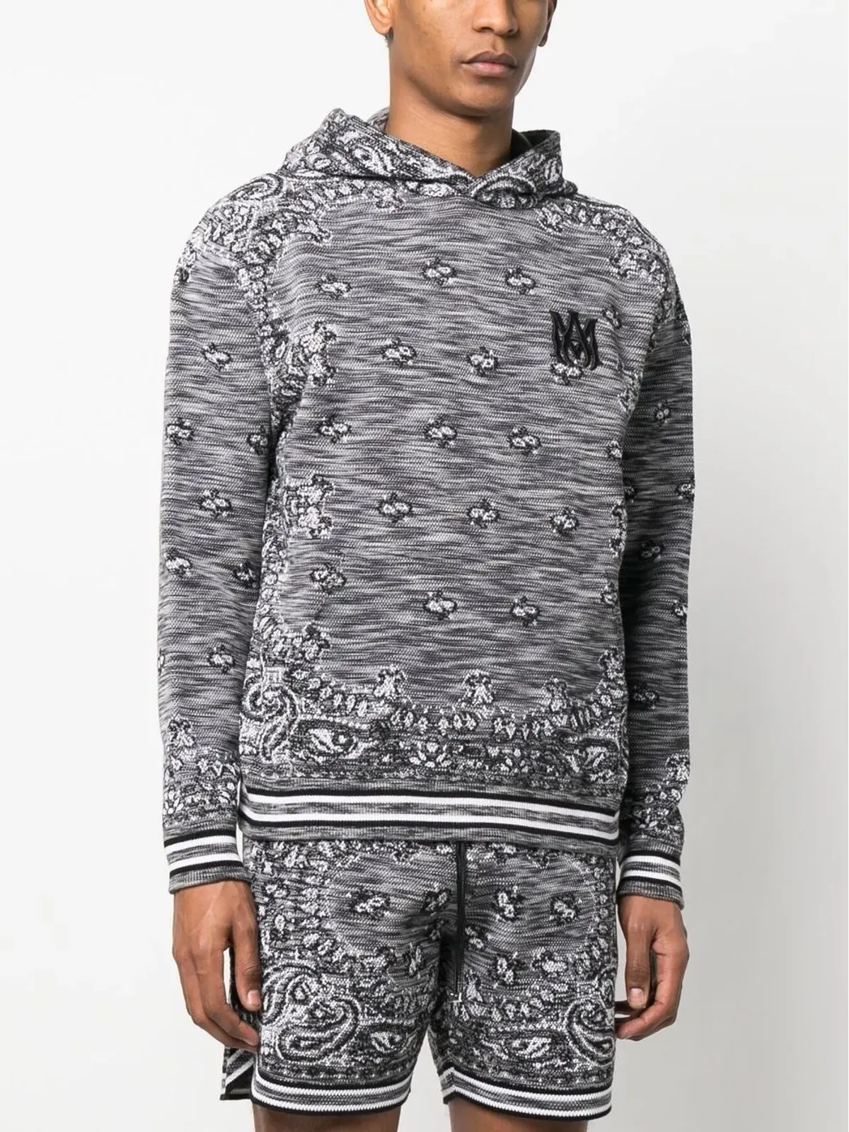 AMIRI ロゴパッチ プルオーバー フーディ - 画像3